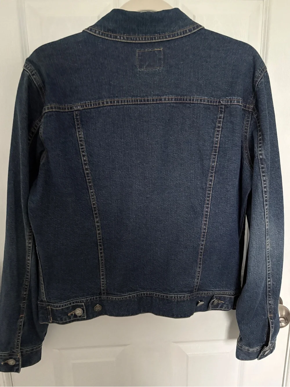 Calvin Klein Jeans Dark Indigo Denim Trucker Jacket - Women's #0349